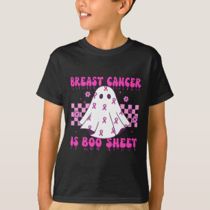 Camiseta El cáncer es Halloween con hojas de boo