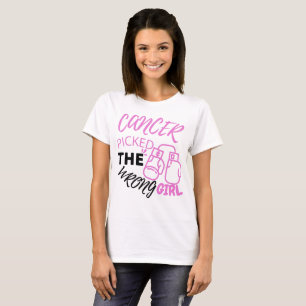 Camiseta El cáncer escogió al chica equivocado