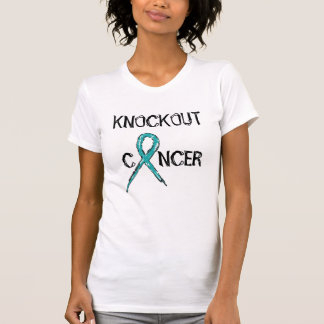 Camiseta El cáncer Knockout de la mujer - ovárico -