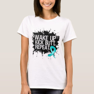 Camiseta El cáncer ovárico despierta la repetición del