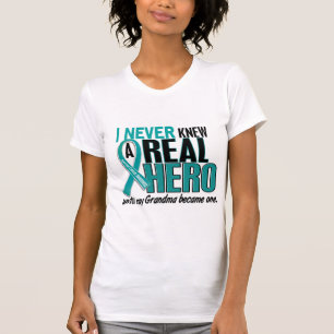 Camiseta El cáncer ovárico NUNCA CONOCÍA a una abuela de