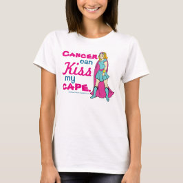 Camiseta El cáncer puede besar mi té de historieta de Cabo