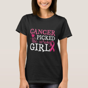 Camiseta El Cáncer Recogió El Malo Awarene Del Cáncer De Ma