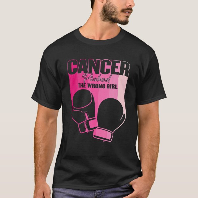 Camiseta El Cáncer Recogió El Malo Awarene Del Cáncer De Ma (Anverso)
