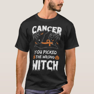 Camiseta El Cáncer Recogió La Mala Sala De Cáncer De Leucem