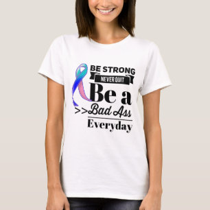 Camiseta El cáncer tiroideo debe ser fuerte