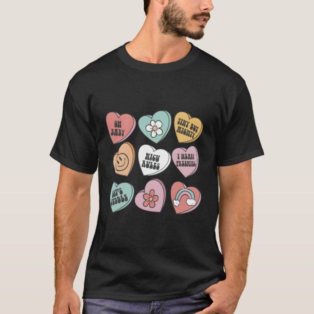 Camiseta Él Candy Nicu Enfermería Del Día De La Enfermera (Anverso)