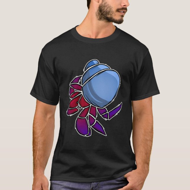 Camiseta El cangrejo ermitaño (Anverso)