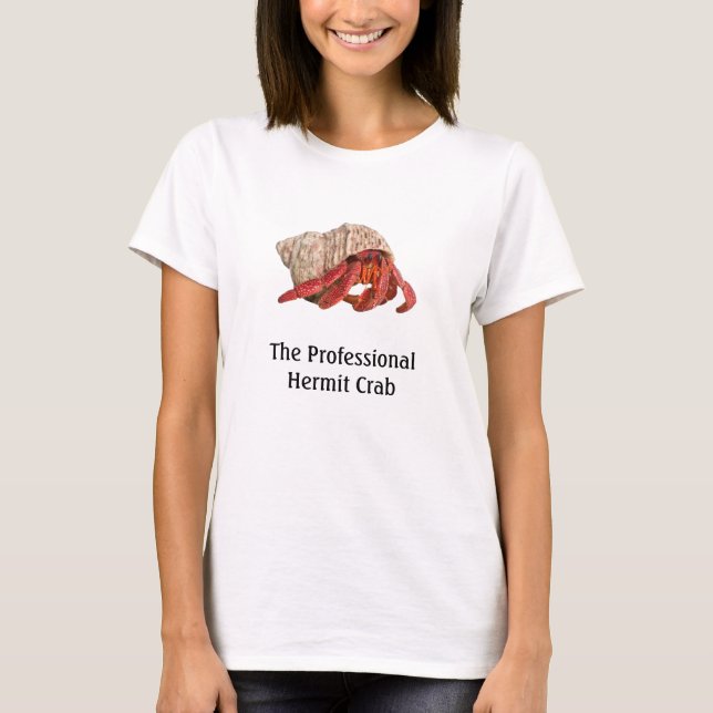 Camiseta El cangrejo ermitaño profesional (Anverso)