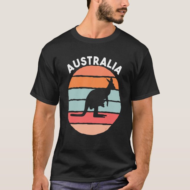 Camiseta El canguro Australia está llamando (Anverso)