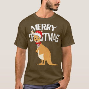 Camiseta El canguro de los Navidades australianos