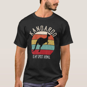 Camiseta El canguro gracioso es mi espíritu animal amante d