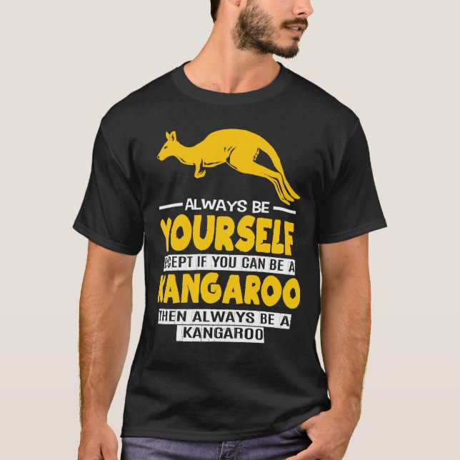 Camiseta El canguro siempre te pusiste Joey Aussie (Anverso)