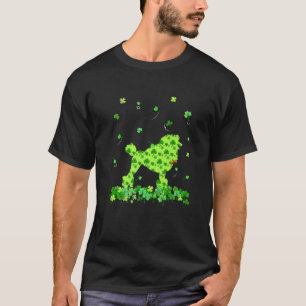 Camiseta El caniche del día de San Patricio Shamrock Clover
