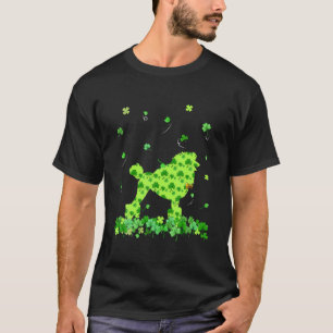 Camiseta El caniche del día de San Patricio Shamrock Clover