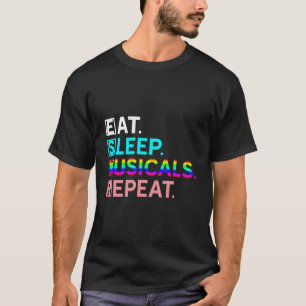 Camiseta El cantante de teatro Broadway come el sueño de lo