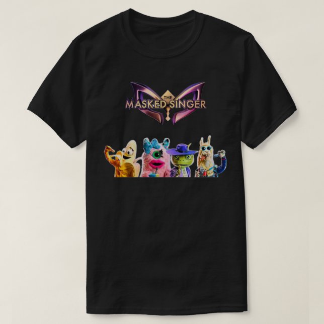 Camiseta El cantante enmascarado (Diseño del anverso)