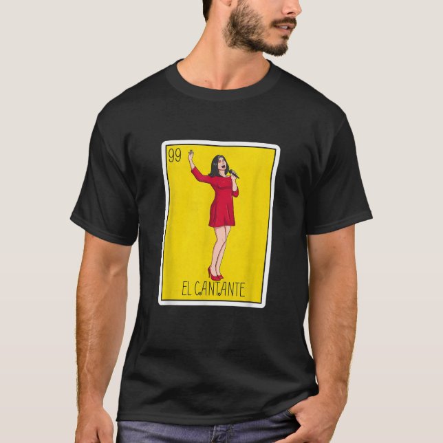 Camiseta El Cantante Lottery Regala La Tarjeta De Cantante  (Anverso)