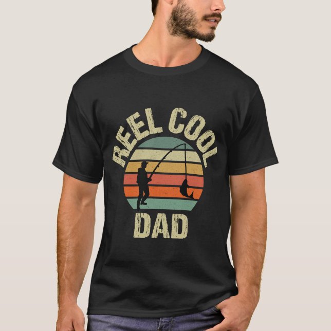Camiseta El canto de la pesca genial papá (Anverso)