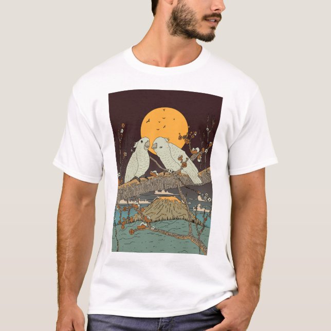Camiseta El canto de pájaros pequeños (Anverso)