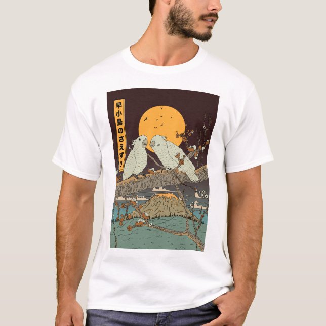 Camiseta El canto de pájaros pequeños (Anverso)