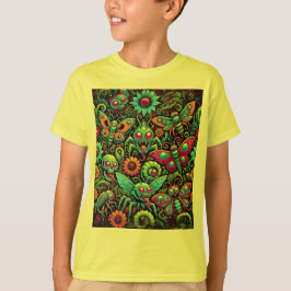 Camiseta El caos crudo y temible Neon Bug Monsters