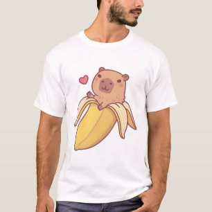 Camiseta El Capibara Cuto En Banana Es Gracioso