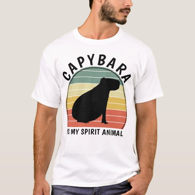 Camiseta El Capibara es mi animal espiritual (Anverso)
