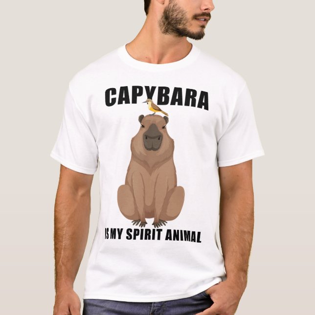 Camiseta El Capibara es mi animal espiritual (Anverso)