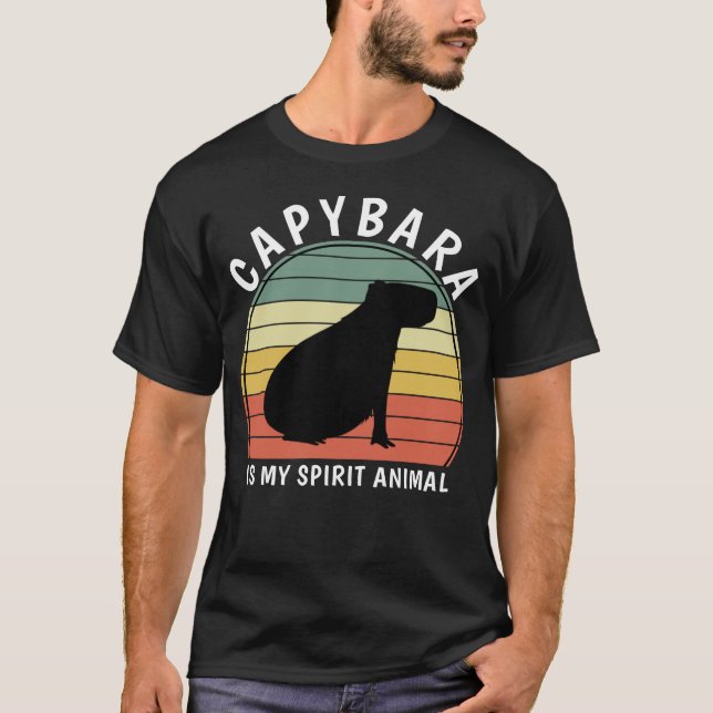 Camiseta El Capibara es mi animal espiritual (Anverso)