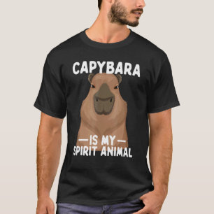 Camiseta El Capibara Es Mi Espíritu Animal Mascota Nutria B