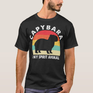 Camiseta El capibara es mi familia espiritual jocoso capyba