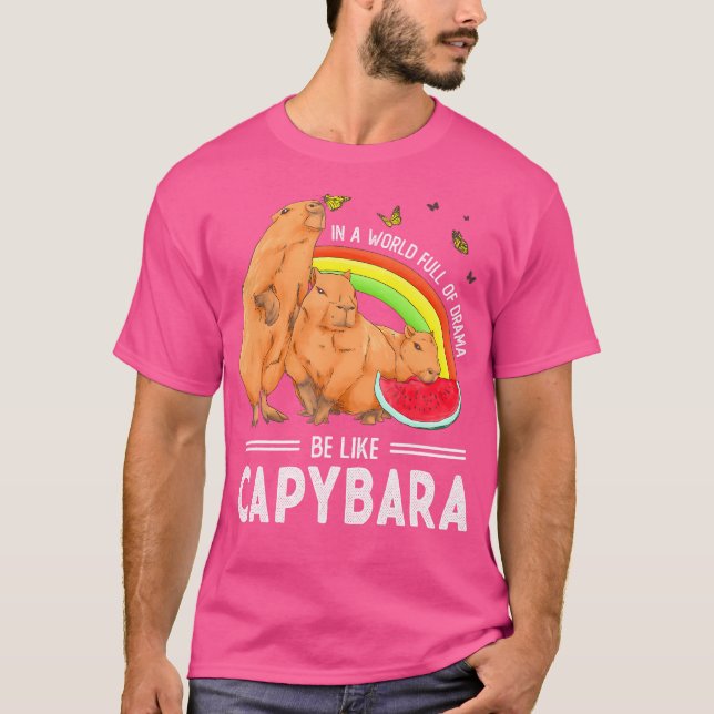 Camiseta El capibara es un animal divertido como el capibar (Anverso)