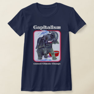 Camiseta El capitalismo causó el cambio climático