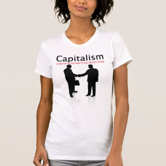 Camiseta el capitalismo crea paz