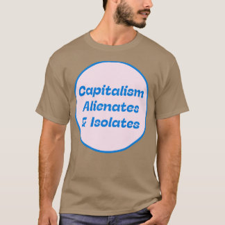 Camiseta El capitalismo enajena al aislamiento