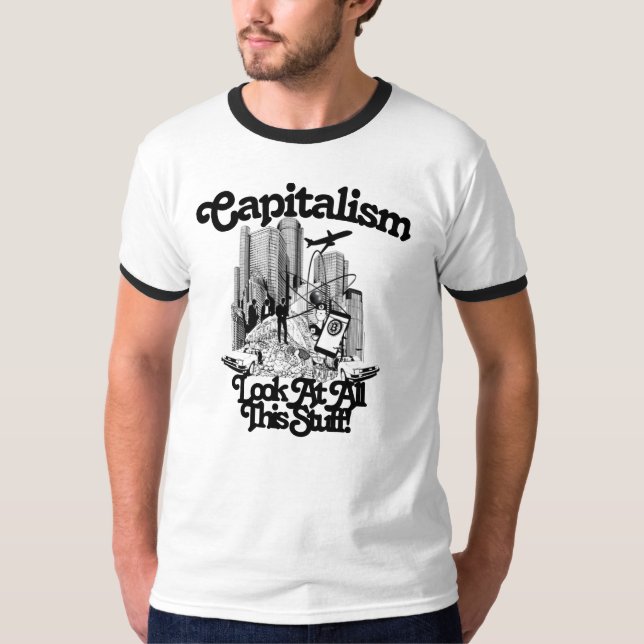 Camiseta El capitalismo es campanero repugnante (Anverso)