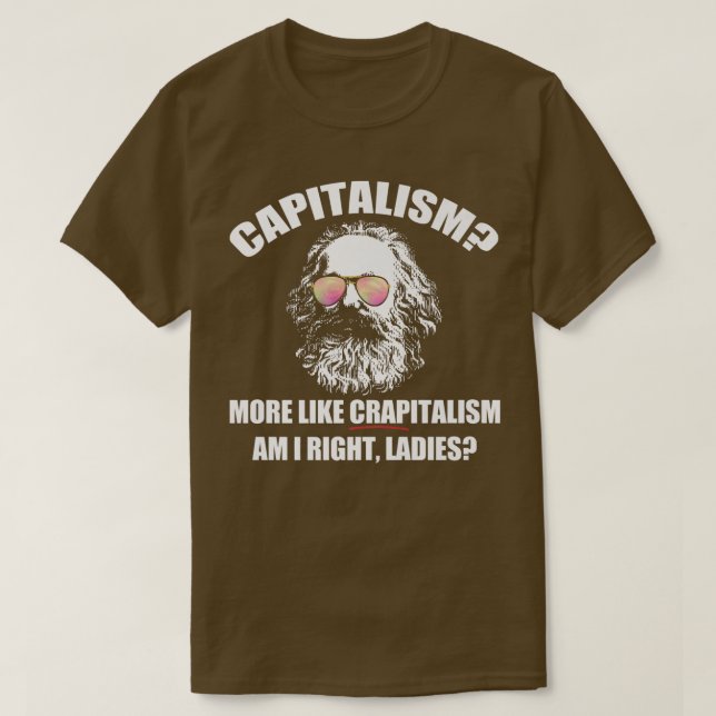 Camiseta El capitalismo se asemeja más al capitalismo, dama (Diseño del anverso)