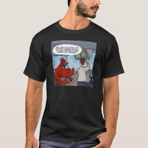 Camiseta El capitán Byrd vuela un jumbo jet divertido