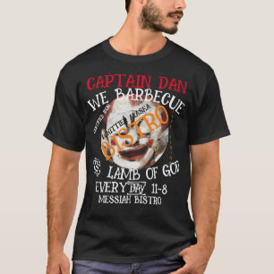 CAMISETA EL CAPITÁN DAN BARBECEMOS LA CAPA DE DIOS CADA DÍA