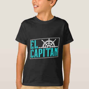 Camiseta El capitán del barco dueño del barco amante del pa