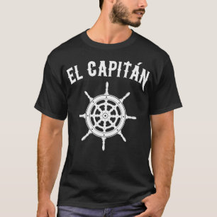 Camiseta El Capitán Divertido Regalo Náutico de Navegación