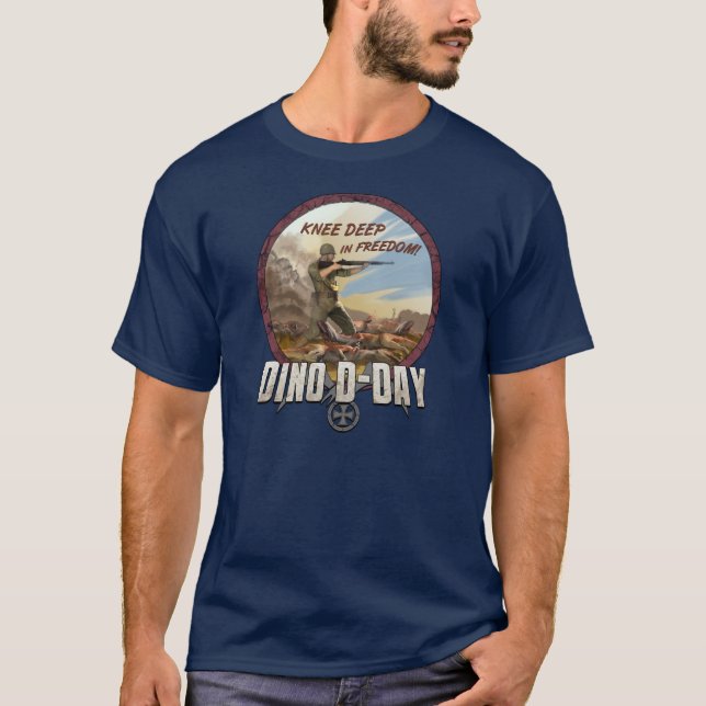 Camiseta El capitán Hardgrave Shirt del día D de Dino (Anverso)