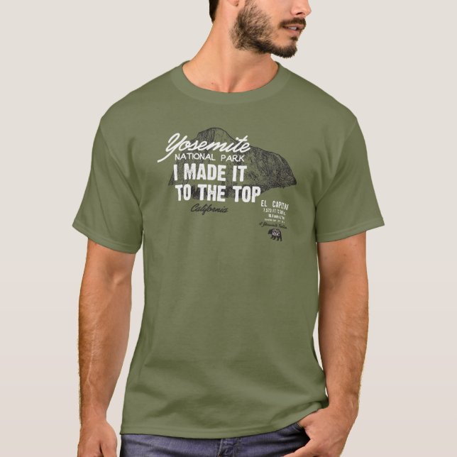 Camiseta EL Capitan IMITT de California del parque nacional (Anverso)