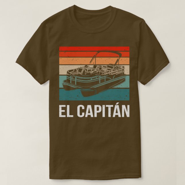 Camiseta El Capitan Pontoon Bote II (Diseño del anverso)
