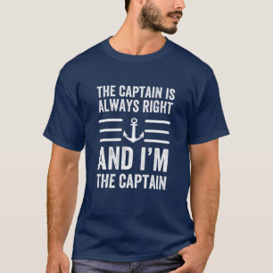 Camiseta El Capitán Siempre Tiene Razón y yo soy el Capit