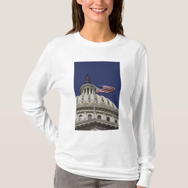 Camiseta El capitolio de Estados Unidos, Washington, DC (Anverso)
