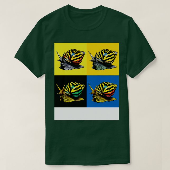Camiseta El caracol asesino Guay pez tropical (Diseño del anverso)