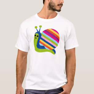 Camiseta El caracol Slugs el animal lindo del dibujo