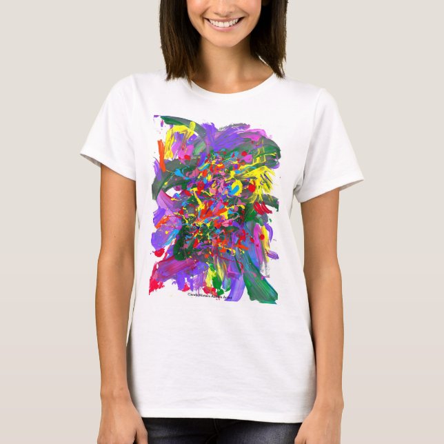 Camiseta El caramelo riega al artista del autismo (Anverso)